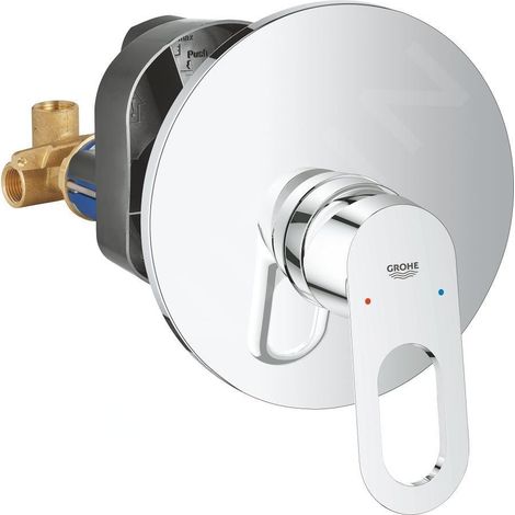 Grohe BauLoop - Mitigeur de douche encastré, chrome 29080000 (1/4)