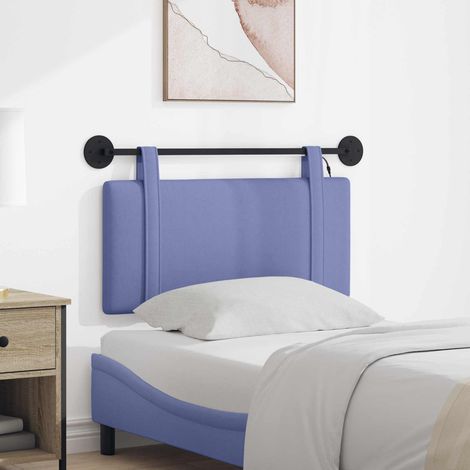 Tête de lit suspendue Avec lumière LED Bleu denim Tissu (1/5)