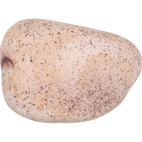 Cache-clés en Fausse Pierre Beige Résine Résistant aux Intempéries L'usure pour Jardin Extérieur Coffre à Clés Discret et Sécurisé