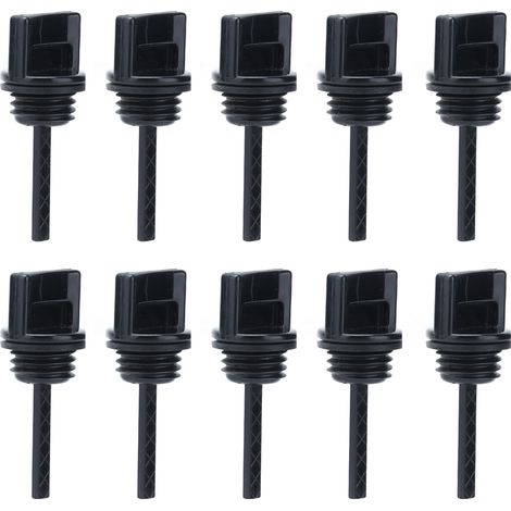 Lot de 10 jauges d'huile en ABS de rechange pour moteurs essence GX160/168F/2KW (1/5)