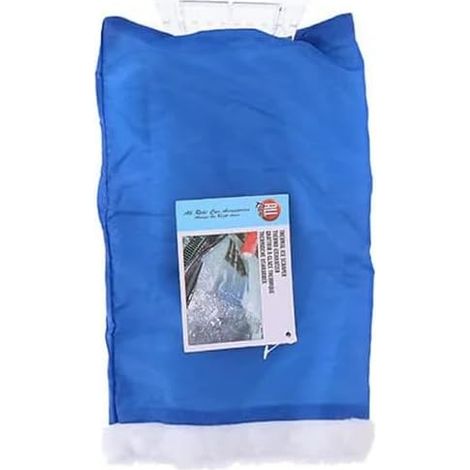 Eiskratzer mit Handschuh, blau