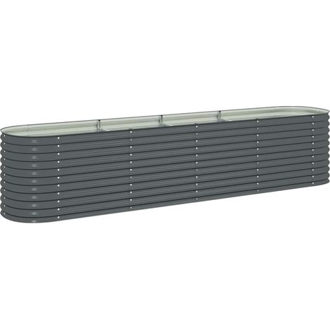 Maison Exclusive - Garten-Hochbeet 400 x 80 x 81 cm Verzinkter St