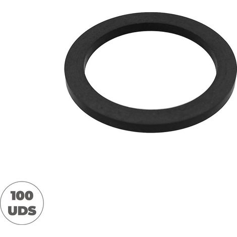 Joints plats larges 1 1/4" 38x2,47 mm en EPDM noir (sachet de 100 unités) (1/5)