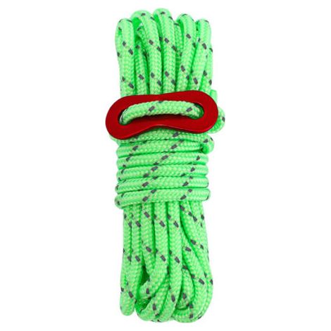 8PCS Corde Tente Camping avec Tendeurs de Tente, Corde de Tente Réfléchissante Corde Camping Corde en Nylon pour Le Camping Randonnée Auvent Tente, 4mm4m (1/5)