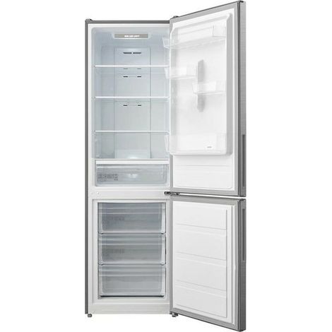 Midea MDRB424FGE02OE Réfrigérateur une porte Pose libre 310 L E Acier inoxydable (1/3)