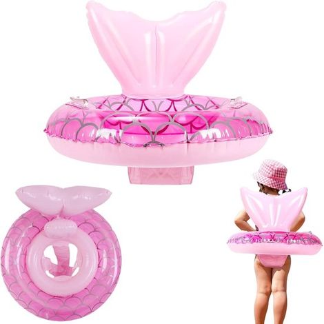 Flotador para bebés apto para niños y niñas de 1 a 3 años, aro de natación, flotador inflable con asiento para bebés de 6 a 36 meses (1/5)