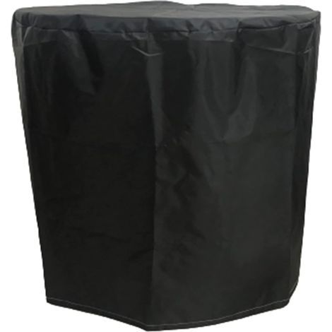 Housse de protection pour barbecue noire 5877CM 1 housse de pluie ronde en polyester housse de protection anti-poussière et anti-pluie pour barbecue (1/5)