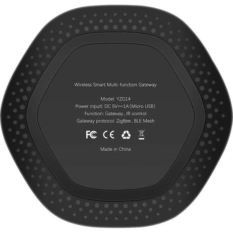 Passerelle sans fil intelligente avec télécommande infrarouge, Zigbee 3.0 BLE Mesh et Wi-Fi 2,4 GHz pour climatiseur, TV, lecteur DVD et ventilateur. Compatible avec l'application Smart Life et Alexa (1/5)