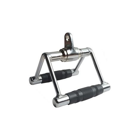 Poignée de tirage en fer double D, chromée, pour machine à câble, accessoire de fitness, type 2 (1/4)
