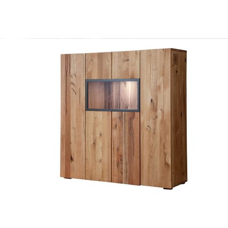 FRANKFURT 117 Credenza in legno di cerro - oliato / natur 132x43x138