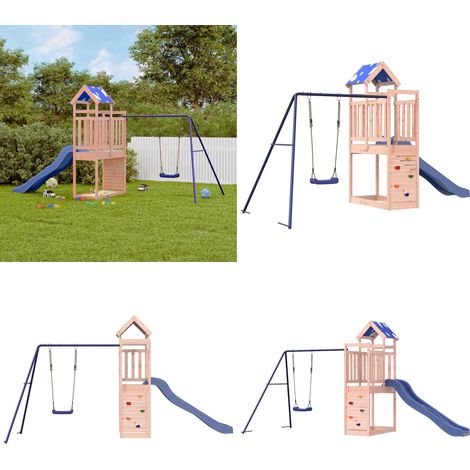Spielturm Massivholz Douglasie - Kletterturm - Spielplatz für Kinder
