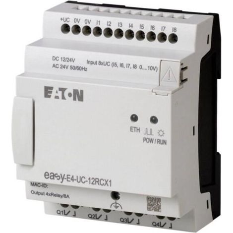 Módulo relé programable Eaton easy-e4-ac-12rcx1 8 entradas 4 salidas