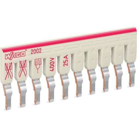 WAGO GmbH& Co. KG Schachtelbrücker lgr. 10-fach,isoliert 2002-480 (1/2)