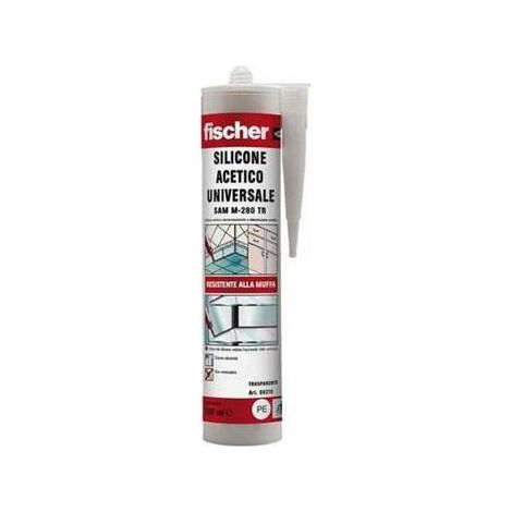 SILICONE MULTIUSO ACETICO UNIVERSALE SAM M Bianco ml 280