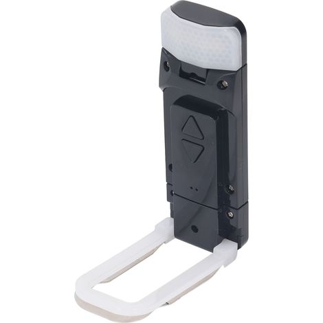Lampe USB pliable, 3 modes de couleur, intensité variable, veilleuse portable simple pour la lecture et l'identification des bijoux, noire (1/5)