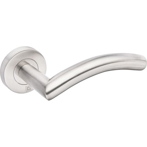 Béquille double JADE sur rosace bec de cane inox 1494 - HERACLES - B-INOX-04 (1/3)