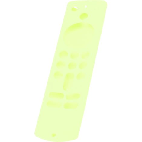 Rutschfeste Silikon-Schutzhülle für die Fire TV Stick Fernbedienung der 3. Generation, mit Trageschlaufe, fluoreszierend grün. (1/5)