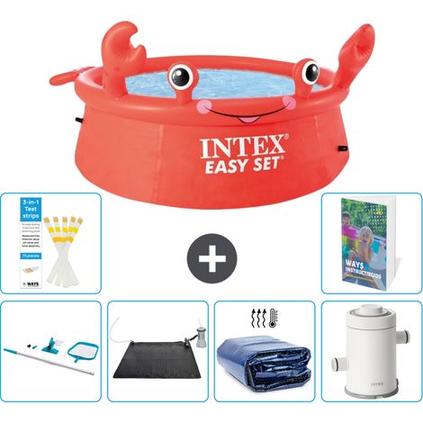 Easy Set Pool Rund - Krabbe - 183x51 cm - 7-teilig S61 (1/5)