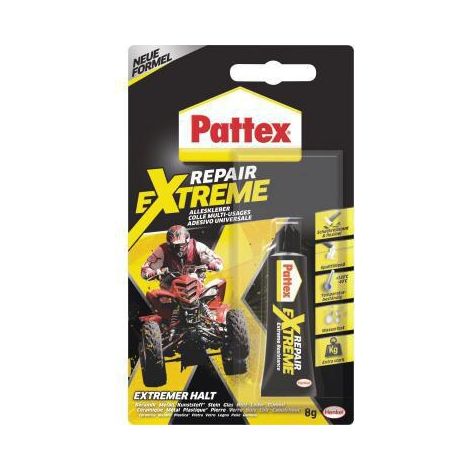 Pattex Repair Extreme Alleskleber-Gel 8 g Tube, kristallklar Universalkleber