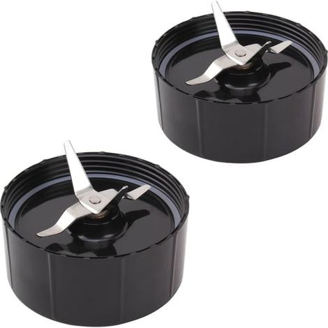 Lames croisées QT 2X compatibles avec le mixeur Magic Bullet série MB1001 250W avec joints, pièce de rechange pour mixeur (1/5)