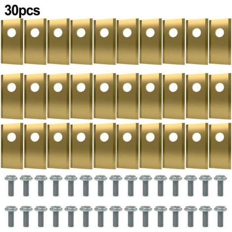 Kit de lames de rechange pour tondeuse robotisée - Accessoires de jardinage - 30 lames (1/2)