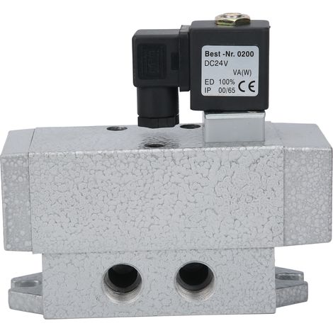 Électrovanne G3/8in à 2 positions 4 voies, distributeur directionnel à commande unique Q24DH‑10DC24V (1/5)