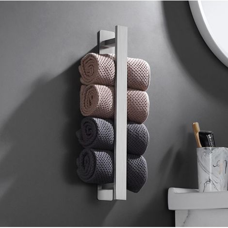 Porte-clés Mural Magnétique Blanc avec 6 Crochets et Plateau de Rangement pour Entrée, Bureau et Cuisine (1/4)