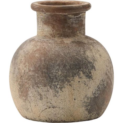 Vase Rustique en céramique pour décoration d'intérieur  Vase bohème  Terre Cuite pour Table, Salon, Salle de Bain, décoration d'étagère, cheminée (1/5)