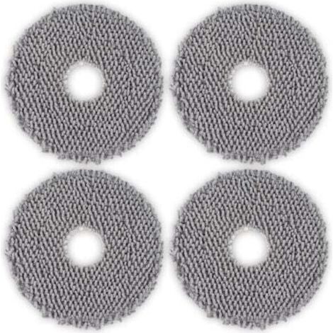 (4 pieces) Replacement mop pads for Plus 505 Combo, compatible with the Plus 505 Combo and Plus 405 Combo robot mops, mopping accessories--DTEKGAZ
