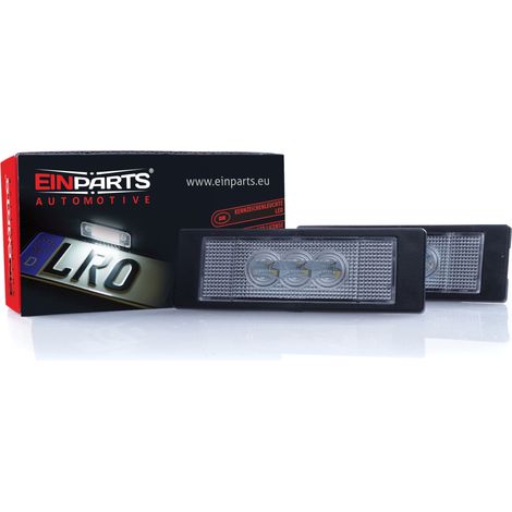 Luces LED para matrícula 6000K Blanco frío 12V Canbus para Alfa Romeo, Fiat, Mini, BMW, Opel (1/4)