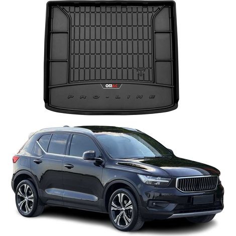 Tapis de Coffre 3D TPE Premium Compatible avec XC40 2017-2022 Bac de Protection de Coffre Intérieur antidérapant Revêtement de Coffre Bords Hauts pour Voiture Noir (1/5)