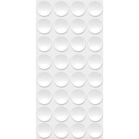 Set di 12 cuscinetti protettivi in silicone trasparenti e autoadesivi per attutire il rumore e prevenire scivolamenti e graffi -Crezuo