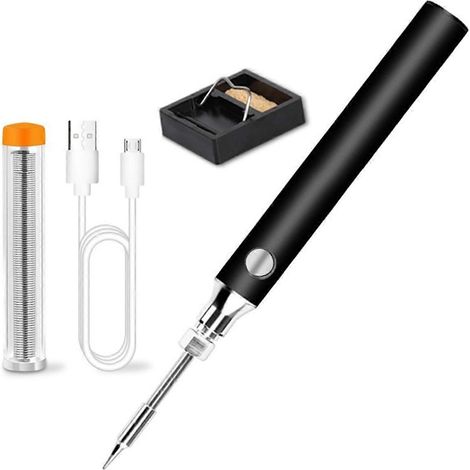 Kit de fer à souder DIY, outil de fer à souder à température réglable -- (1/5)
