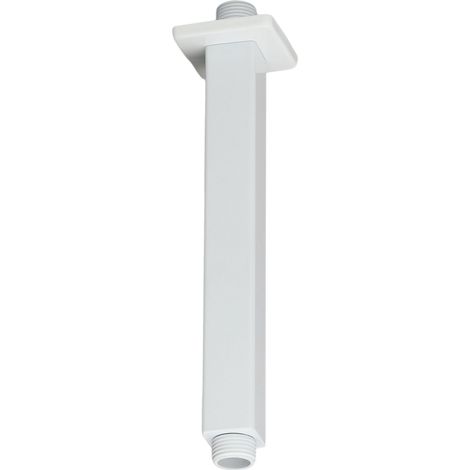Barra para Rociador de Ducha Fabricado en Acero Inoxidable Acabado en Blanco A Techo
