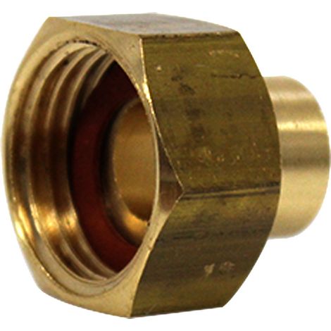 Raccord droit 2 pièces 359 GCU femelle 1/2" (15/21) - Tube Cuivre Ø12 - Arcanaute (1/4)