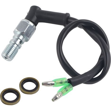 Interrupteur de feu stop hydraulique universel pour moto, ensemble arrière avec rondelles (M10x1,25) (1/5)