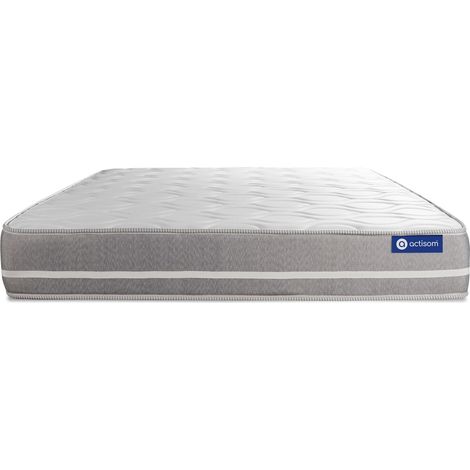 Actisom – Matelas latex 140x190 cm – Mousse à mémoire de forme – Confort équilibré – Indépendance de couchage (1/5)