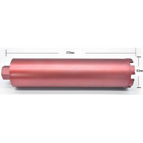 Diamantkernbohrer Ø 83 mm für Kernbohrungen, Trocken- und Nassbohrungen, Diamantkernbohrer für Mauerwerk und Beton (1/5)