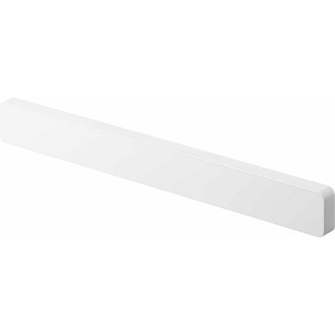 5201 TOWER Porte-couteaux magnétique, blanc, Résine ABS/Aimant/Silicone, minimaliste, 35x1.7x4 cm (1/5)