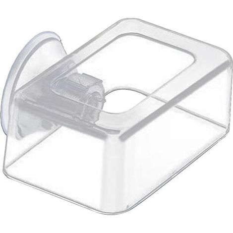 Mangeoire fixe pour poissons – Distributeur de nourriture anti-dérive pour aquarium, large zone d'alimentation pour nourrir le fourrage flottant ou le fourrage en flocons (1/5)
