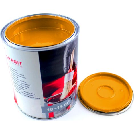 Vernice Agromec giallo mais RAL 1006 effetto granito Wilckens, lattina da 1 litro (1/3)