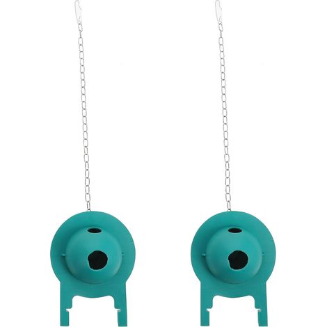 Clapet Anti-Retour de Toilette en Caoutchouc Vert 2Pcs (1/5)