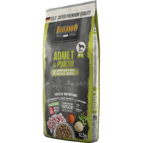 Belcando GF Poultry Hundetrockenfutter Adult 12,5 kg Geflügel Trockenfutter