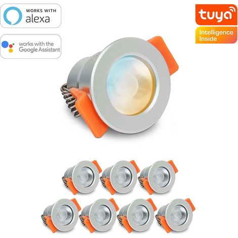 Smartes MiBoxer LED Einbaustrahler Set 3W 12V IP66 - Lichtfarbe: CCT Dual Weiß - Anzahl: 8x (1/5)