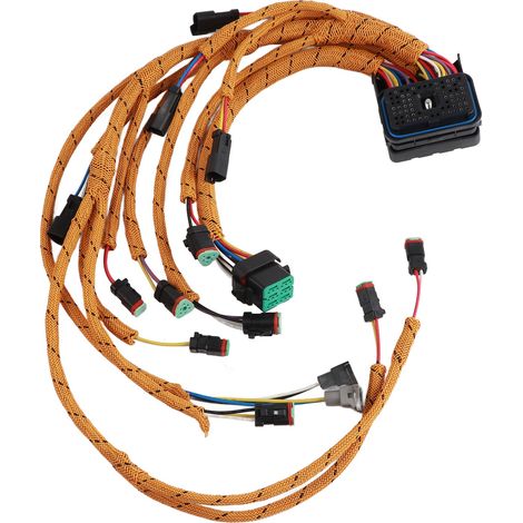Faisceau de câblage moteur diesel pour pelle Caterpillar 330C E330C, kit de fils électriques 230-6279 195-7226, compatible excavatrice, pièce de rechange robuste. (1/5)