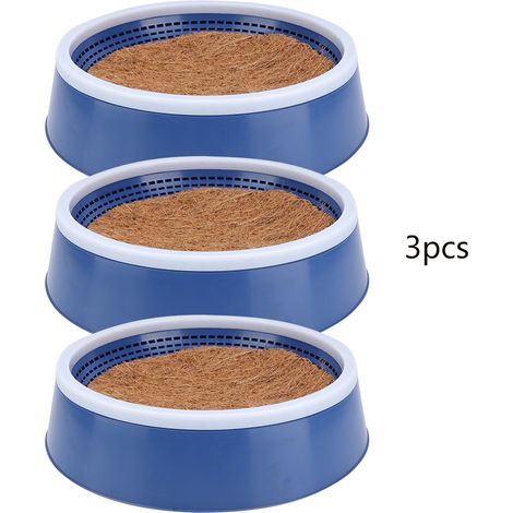 Nid Pour Oiseau En Plastique Avec Tapis - Accessoire De Cage Respirant Et Lavable - Pour Reproduction Et Ponte - Lot De 3 Pièces (1/5)