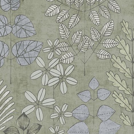 Vliestapete - Nordic Feeling - Beige Braun Blumen Floral A.S. Creation - 791461 (1/5)