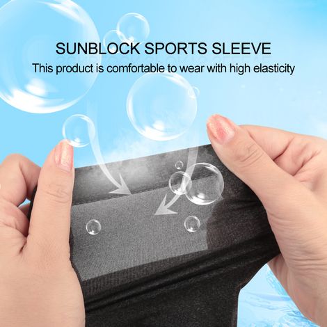 Manchon de sport respirant et anti-transpirant Wheel Up Outdoor Summer avec protection solaire (L) (1/5)
