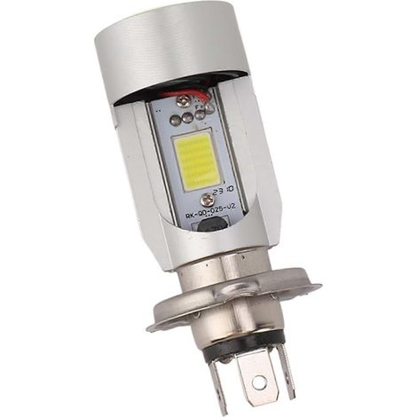 Motorradscheinwerferlampe mit integriertem Lichtring für Nah- und Fernlicht, passend für Motorrad und Roller (1/5)