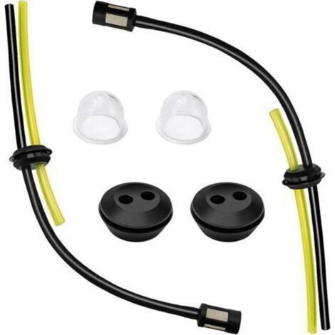 Kit de 2 filtres pour conduite de carburant, conduites de réservoir pour débroussailleuse, remplacement universel pour conduite de carburant, poire d'amorçage, tube de joint, pour débroussailleuse, tr (1/4)